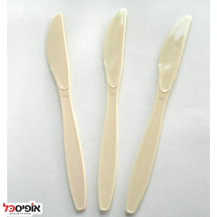 סכינים חד פעמי פלסטיק עבה (50יח')