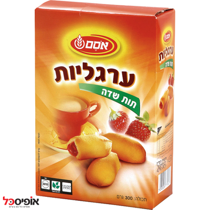ערגליות תות אסם 300ג'ר