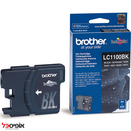 דיו LC1100-BK ברדר שחור מקורי 450דף