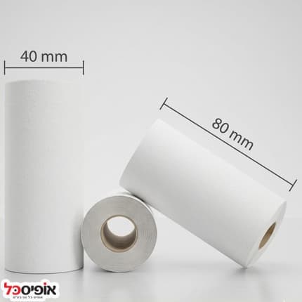גליל טרמי 80/40 מ"מ חלק (60 גלילים)