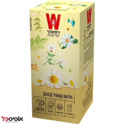 תה חליטת קמומיל 25 שקיקים