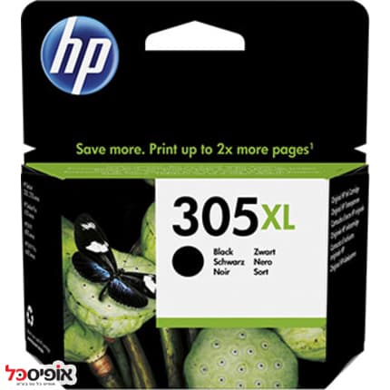 דיו 3YM62AE HP 305XL 0.24K שחור מקורי