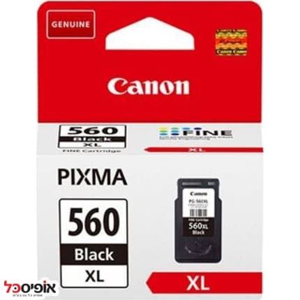 דיו קנון PG-560-XL BK שחור מקורי