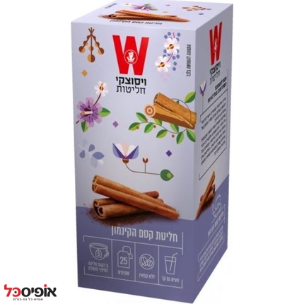 תה חליטת קינמון 25 שקיקים