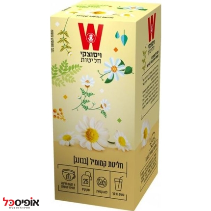 תה חליטת קמומיל 25 שקיקים