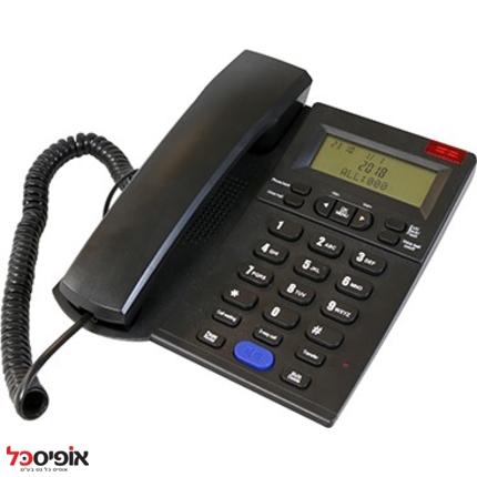 טלפון דקורטיבי משרדי שחור HDT2600B